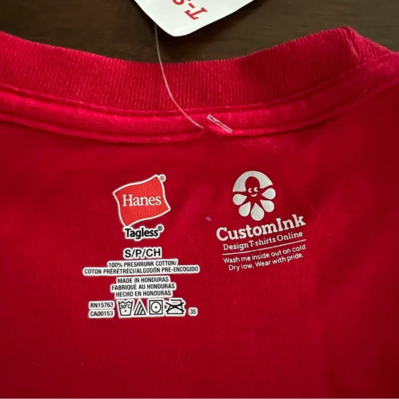 NWT Hanes Men’s Red NHL Washington Capitals Rock The Red Short Sleeve T-Shirt S - Picture 4 of 4